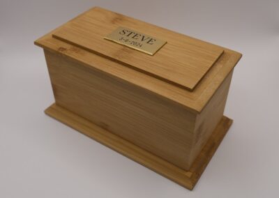 COMING SOON – Bamboo Casket and Name Plate (S,M,L)